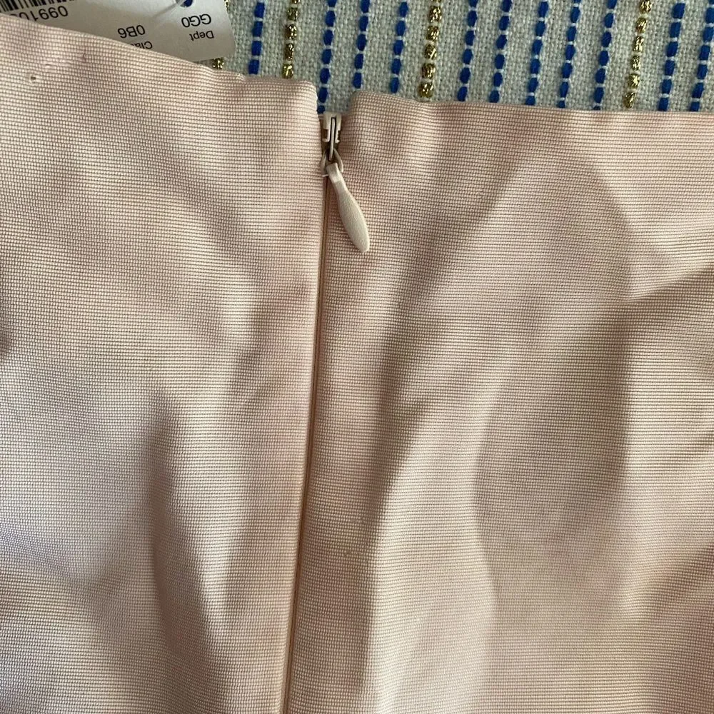 J.Crew Mae Dress Classic Faille Ligh Pink Sleeveless Sz 6 NWT